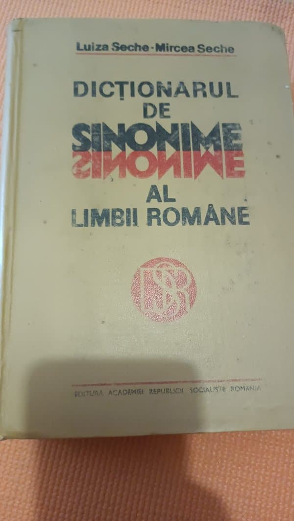 Dicționar de sinonime al limbii române