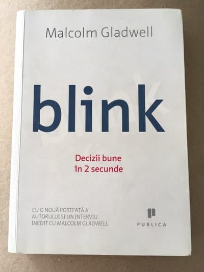Blink: Decizii bune în 2 secunde